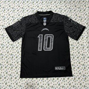 NFL Los Angeles Chargers Black Jersey #10 Herbert